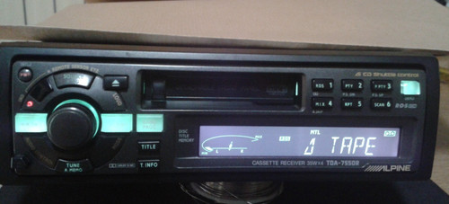 Vintage alpine tda - vintage, tda-7550r
