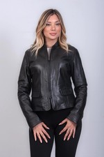 Giacca donna pelle nero - donna,
