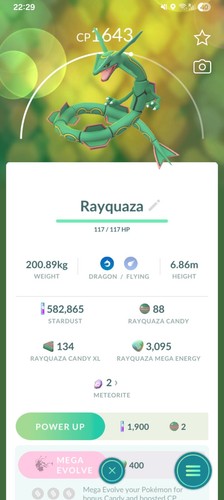Rayquaza pokemon lv15 grande - lv15,