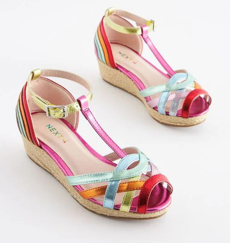 Next sandali con zeppa - next,
