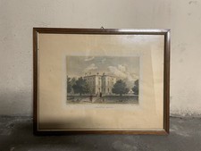 Illustrazione d’epoca con cornice 48,5x38,5 cm.