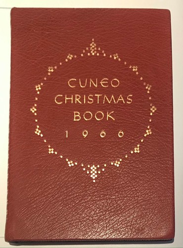 Cuneo christmas book 1966 - book, 1966"