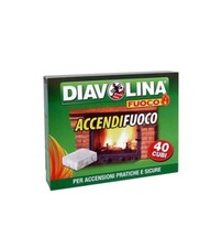 Diavolina Accendifuoco 40 Cubi