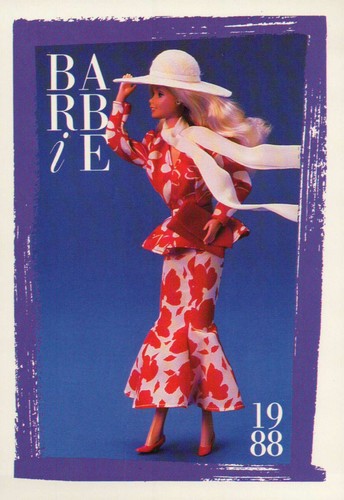 Barbie fashion card - card, da