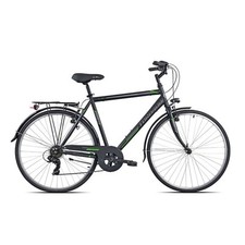 bici city albatros uomo t480 28 shimano 6v grigio/verde Torpado Strada