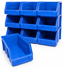 10 BIDONI PORTAOGGETTI BLU