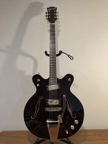 Silvertone hollowbody burgundy - silvertone,