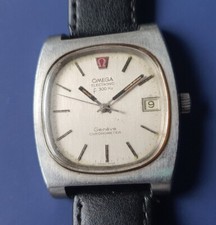 Difettoso - Orologio al Quarzo Omega Geneve Chronometer F300Hz Elettronico 198.0068.169 