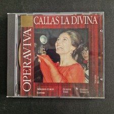 CD Callas La Divina – Operaviva Curcio Verdi Donizetti Bellini Opera CD Ottimo