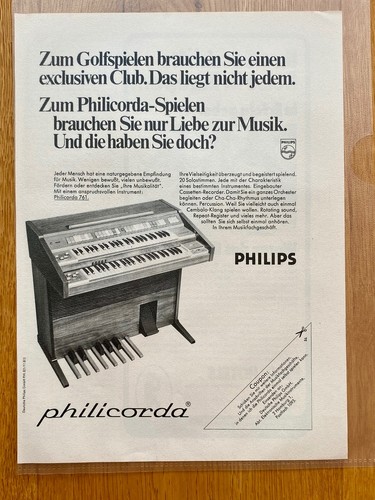 Philips philicorda organo casa - philicorda,
