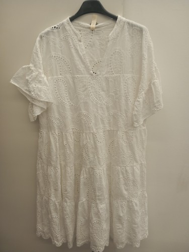 Abito cotone pizzo - abito,