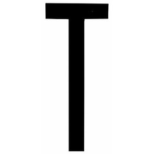 lettera adesiva per targa
