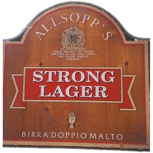 Targa publicitaria birra - ,