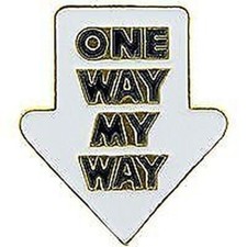 ONE WAY MY Freccia Pin -