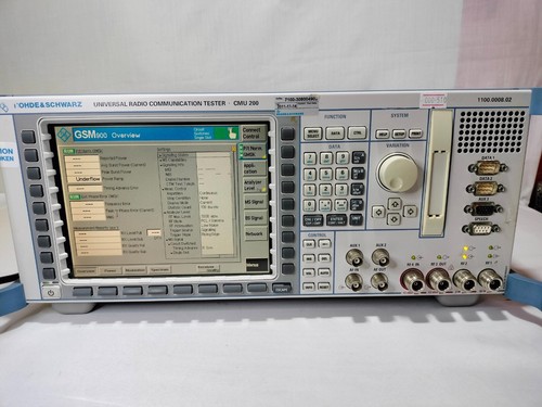 Rohde schwarz cmu - rohde, &