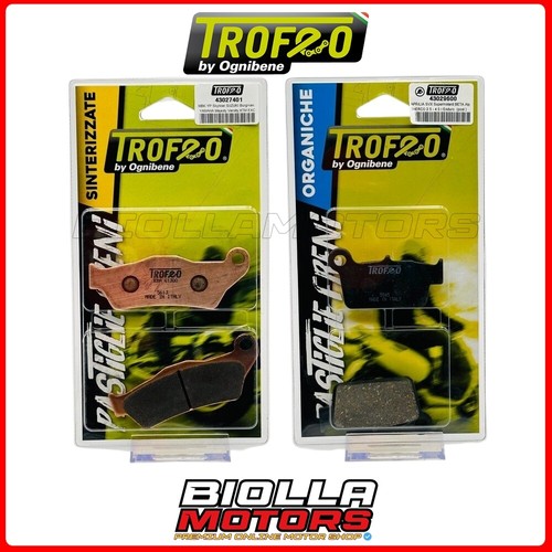 Kit pastiglie freno trofeo - pastiglie, tm
