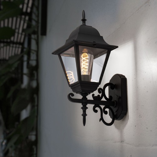 Esterno casa parete - esterno, luci