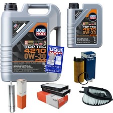 Pacchetto ispezione Mahle 6 L Liqui Moly Top Tec 4210 0W-30 per BMW X5 xDrive25d