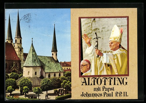 Cartolina papa giovanni paolo - cartolina,