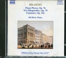 BRAHMS - PIANO PIECES