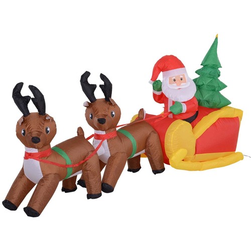 Babbo natale gonfiabile - babbo, cm