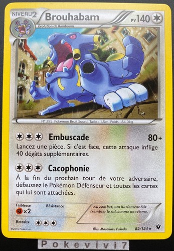 Carte pokemon brouhabam 124 - carte,