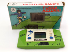 GIOCO DEL CALCIO FORZA AZZURRI  GIOCHI PREZIOSI GIOCO ELETTRONICO VINTAGE 80's