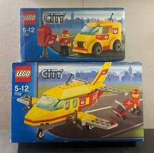 LEGO CITY - Ref: 7731 + 7732 - FURGONE + AEREO POSTALE - COMPLETI