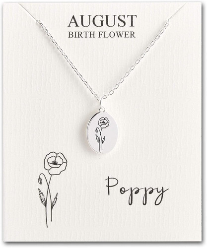 Collana con papavero - papavero,