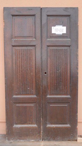 Porta due ante noce - porta, in