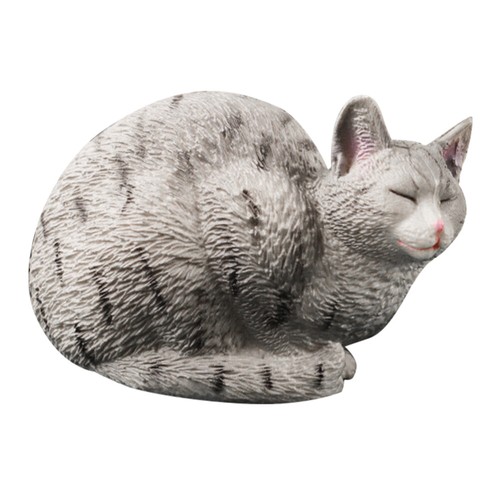 Statua del gatto plastica - di,