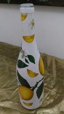 Bottiglia 1 decoupage limoni