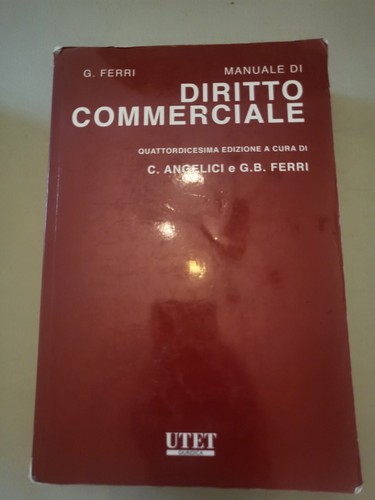 Manuale diritto commerciale - diritto,