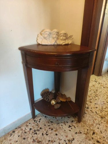 Consolle angolare con cassetto