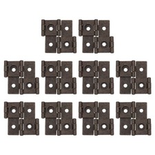 Cerniere a doppia azione 10 cerniere a doppia oscillazione da 1,85" bronzo rosso