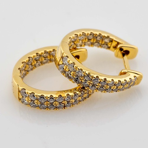 Creolen 750 18k oro - creolen,