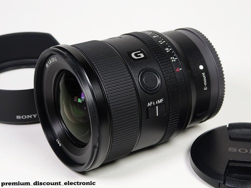 Sony 20mm 8 g - f, obiettivo