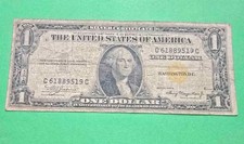 1 DOLLARO  occupazione americana della Sicilia bollino giallo