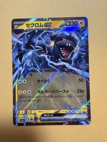 Carta pokemon zekrom rr - pokemon,