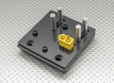 Mr. Grippy Fibra di Carbonio Saldatore Jig XT60/Deans T-Plug Bullet hxt per aereo radiocomandato