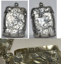 Fob ciondolo sterling