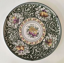 Piatto in ceramica policroma