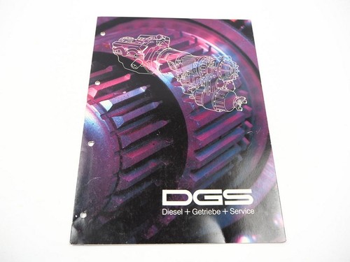 Original prospekt dgs diesel - original,