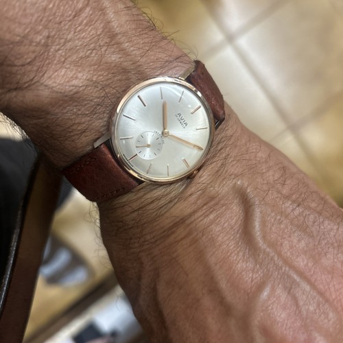 Orologio avia cassa oro - orologio, rosa