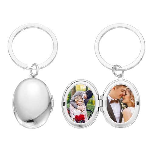 Oval stainless steel locket - oval,
