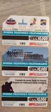 SCHEDE TELEFONICHE TIRATURA LIMITATA, RARE, ALTO ADIGE, USATE 