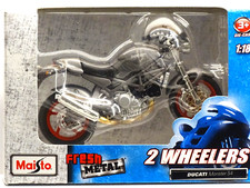 Moto Maisto 2 Wheelers 1:18 Ducati Monster S4 #34021 Fresh Metal in confezione originale