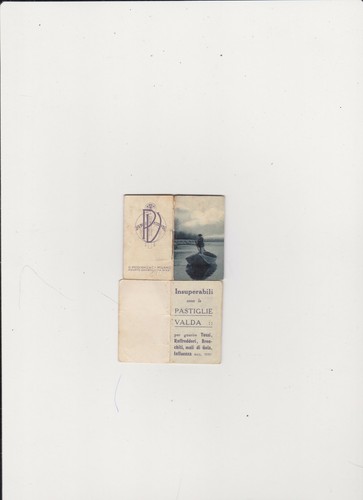 Calendarietto pastiglie valda - calendarietto,