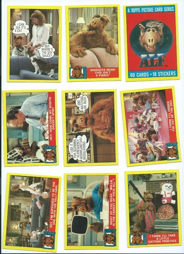 1987 alf set - 1987, --