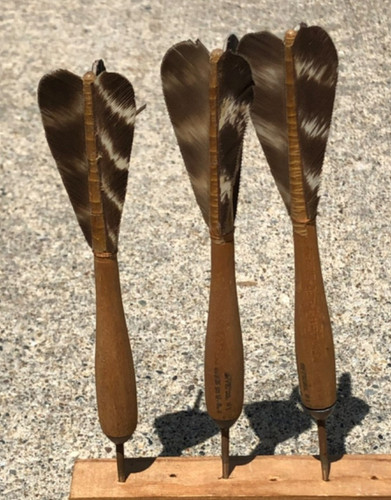 Set freccette vintage legno - set,